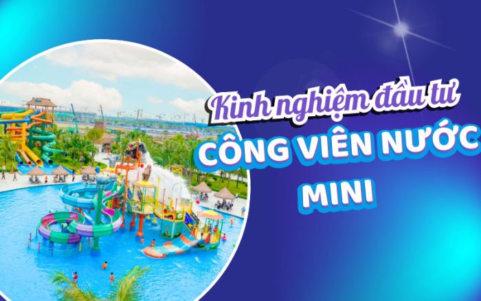 Mô hình công viên nước mini