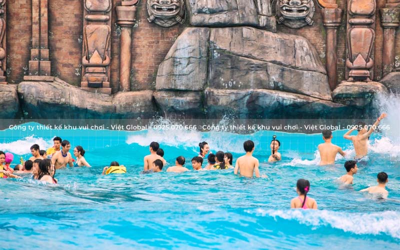 Bể tạo sóng nhân tạo công viên nước