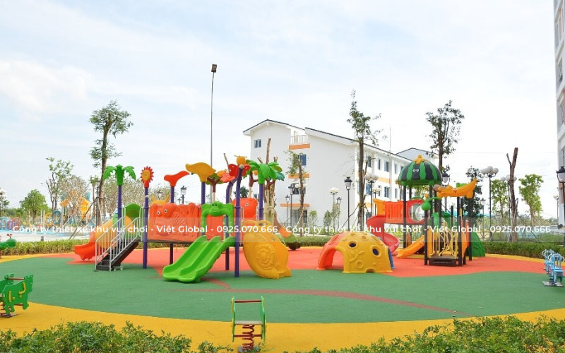 Mẫu thiết kế khu vui chơi ngoài trời cho bệnh viện