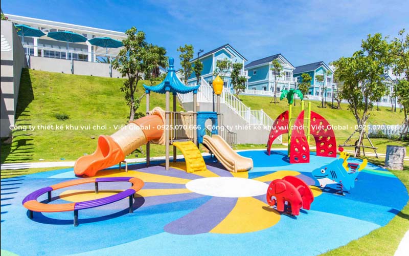 Mẫu thiết kế khu vui chơi ngoài trời kết hợp mô hình kinh doanh