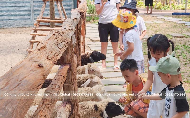 Mẫu thiết kế khu vui chơi kết hợp nông trại