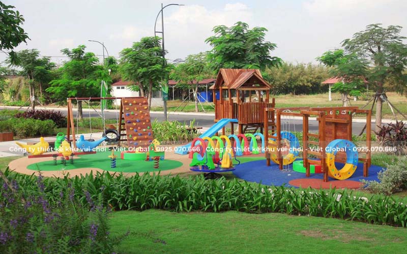 Mẫu thiết kế khu vui chơi ngoài trời tại công viên