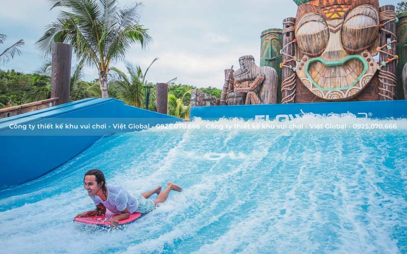 Mô hình bể tạo sóng nhân tạo FlowRider