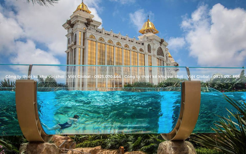 Sông lười bằng kính trong suốt Grand Resort Deck