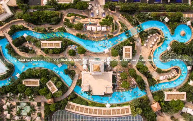 Toàn cảnh công viên nước Grand Resort Deck