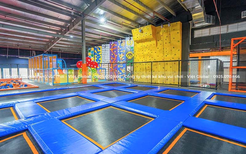 Mô hình khu vui chơi bạt nhún chuyên nghiệp