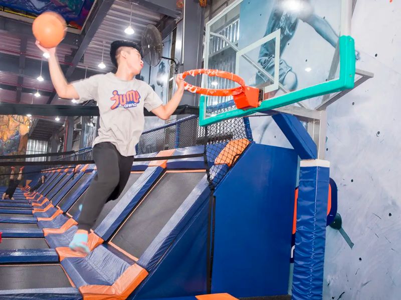 Vui chơi tại Jump Arena Hà Nội review khu Trampoline nổi tiếng 9