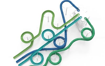 Trượt 4 cầu trượt xoắn ốc NS10 - Công viên nước Việt Global
