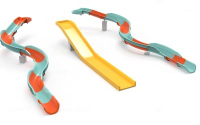 Trượt kết hợp đường xoắn ốc kép và có chiều rộng trung bình KS12 - Công viên nước Việt Global