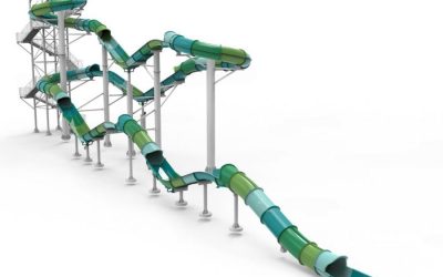 Trượt tàu lượn siêu tốc A NS07 - Công viên nước Việt Global