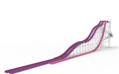 Trượt tốc độ 2 làn và rơi tự do BS05 - Công viên nước Việt Global